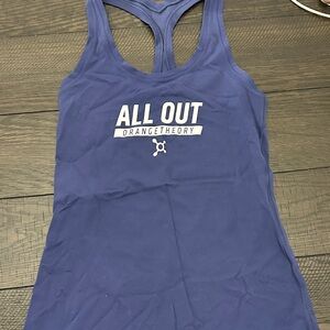 Orangetheory Women's All Out Blue Tank Top